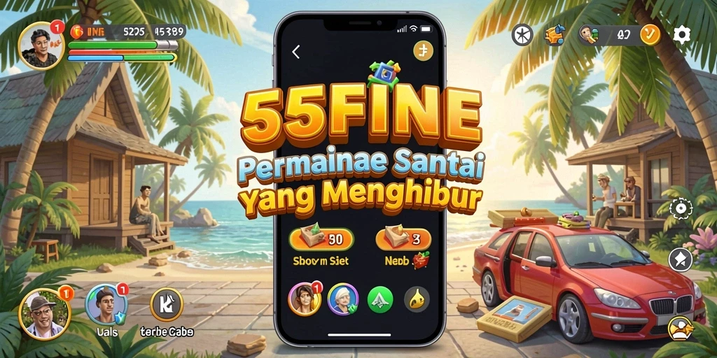 Tangkapan layar menunjukkan gameplay seru dari 55FIVE.