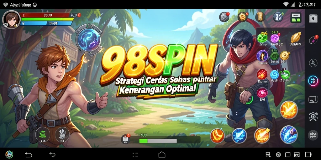 Tangkapan layar gameplay 98SPIN menampilkan strategi mendalam dan interaksi seru.