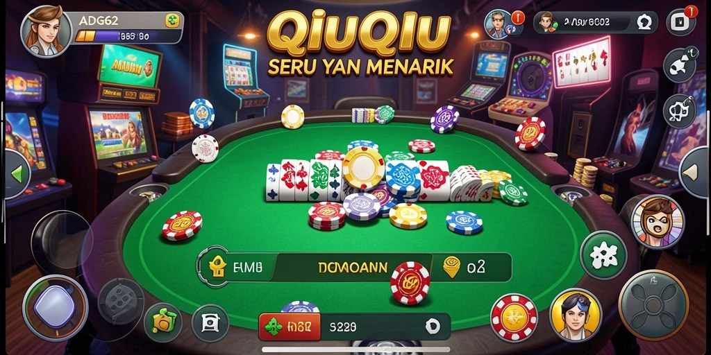 Tampilan gameplay QiuQiu yang menarik di ADG62.