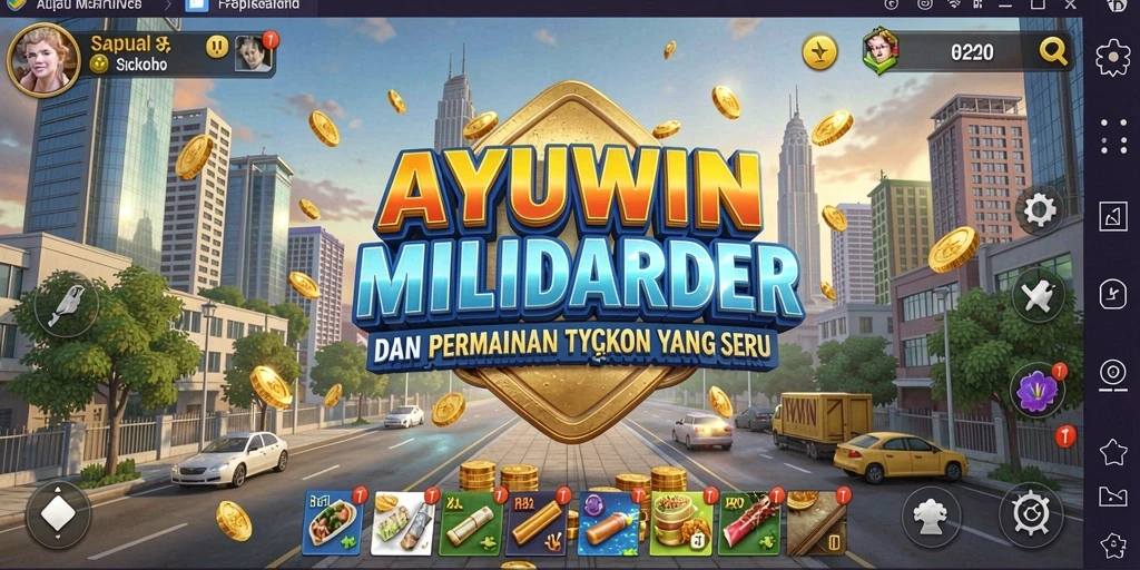 Tampilan gameplay AYUWIN yang mengasyikkan dan interaktif.