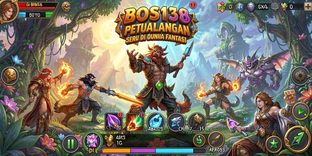Tangkapan layar gameplay seru di BOS138, melibatkan petualangan dan strategi.