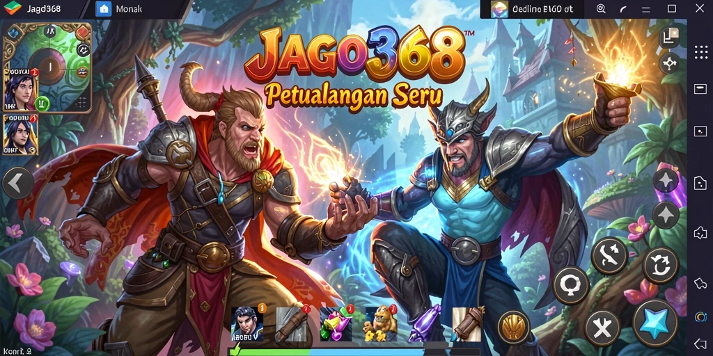 Gameplay JAGO368 yang menampilkan petualangan seru di dunia fantasi.