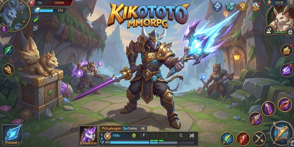 Tampilan gameplay MMORPG yang seru dan mengasyikkan di KIKOTOTO.