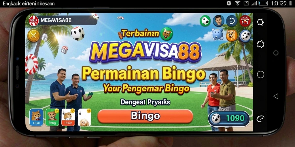 Tampilan permainan Bingo yang seru dan menegangkan di MEGAVISA88.