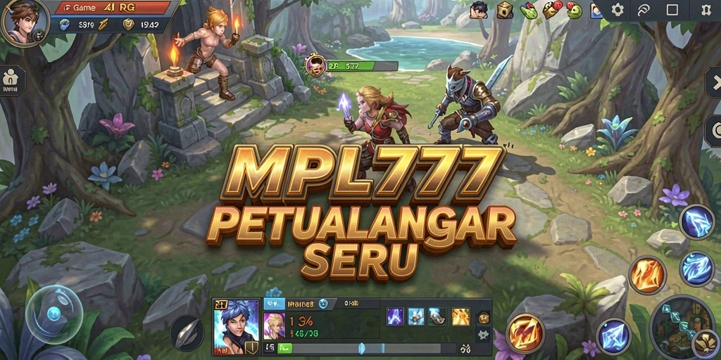 Screenshot utama MPL777 yang menampilkan aksi seru dalam permainan RPG.