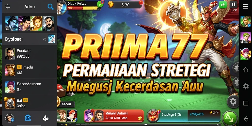 Tampilan menarik dari gameplay PRIMA77 yang penuh strategi dan tantangan.
