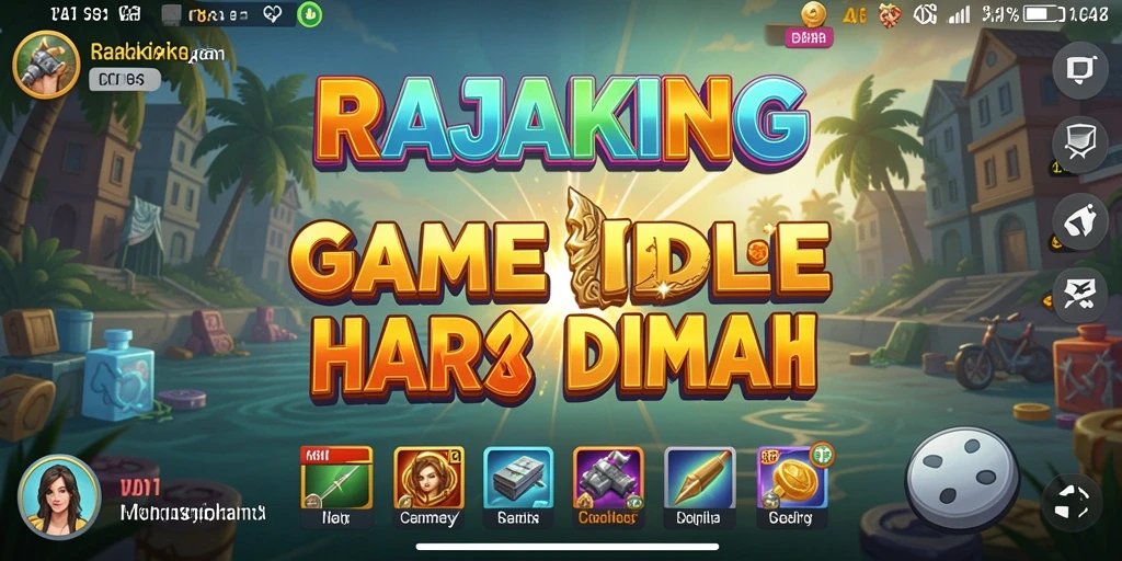 Tampilan gameplay RAJAKING yang menarik dan interaktif.