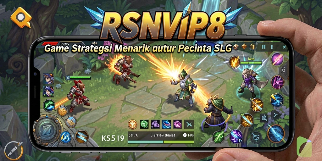 Gameplay RSNVIP8 menampilkan aksi strategi yang menegangkan dan menantang.