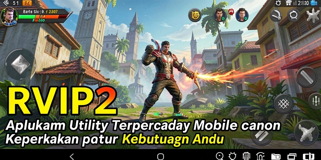 Tampilan antarmuka pengguna RVIP2 yang sederhana dan fungsional.