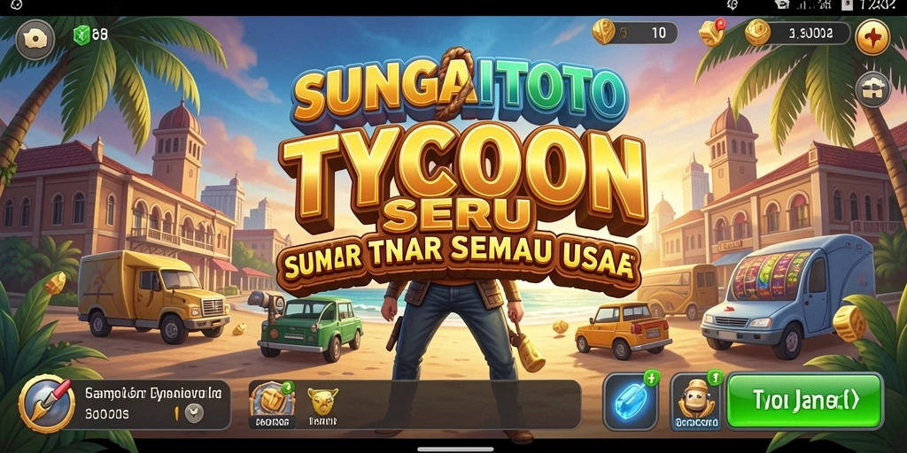 Tangkapan layar gameplay SUNGAITOTO menampilkan keseruan dunia Tycoon.