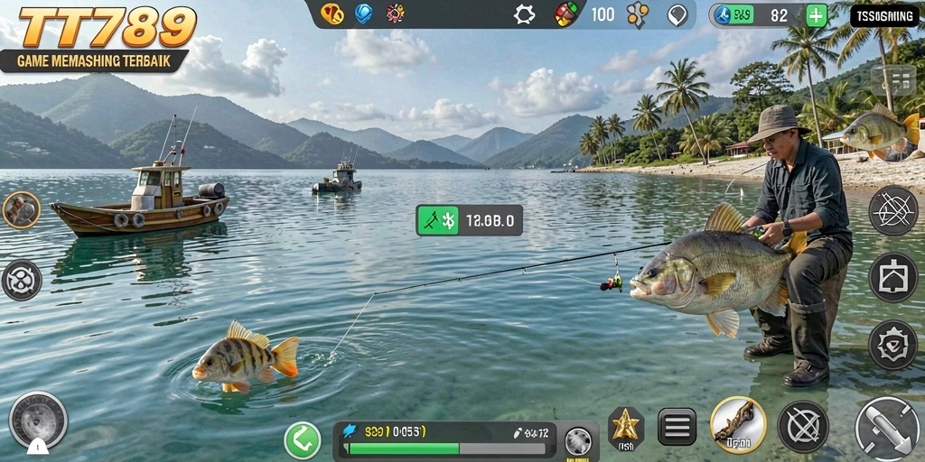 Tangkapan ikan besar dalam gameplay TT789 yang menegangkan.