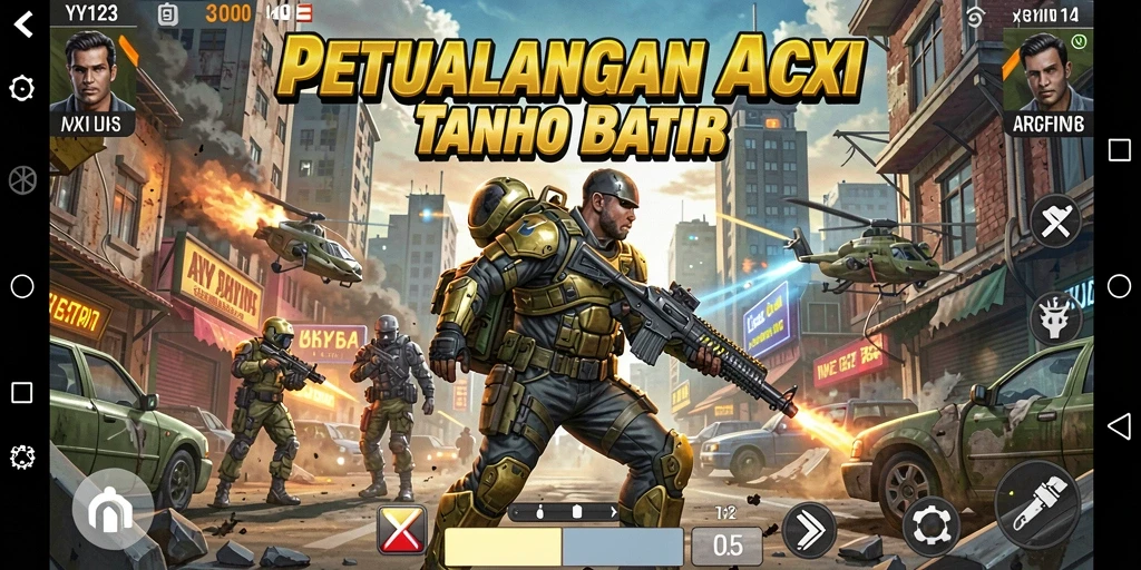 Tampilan gameplay <strong>YY123</strong> dengan aksi menegangkan di setiap pertempuran.